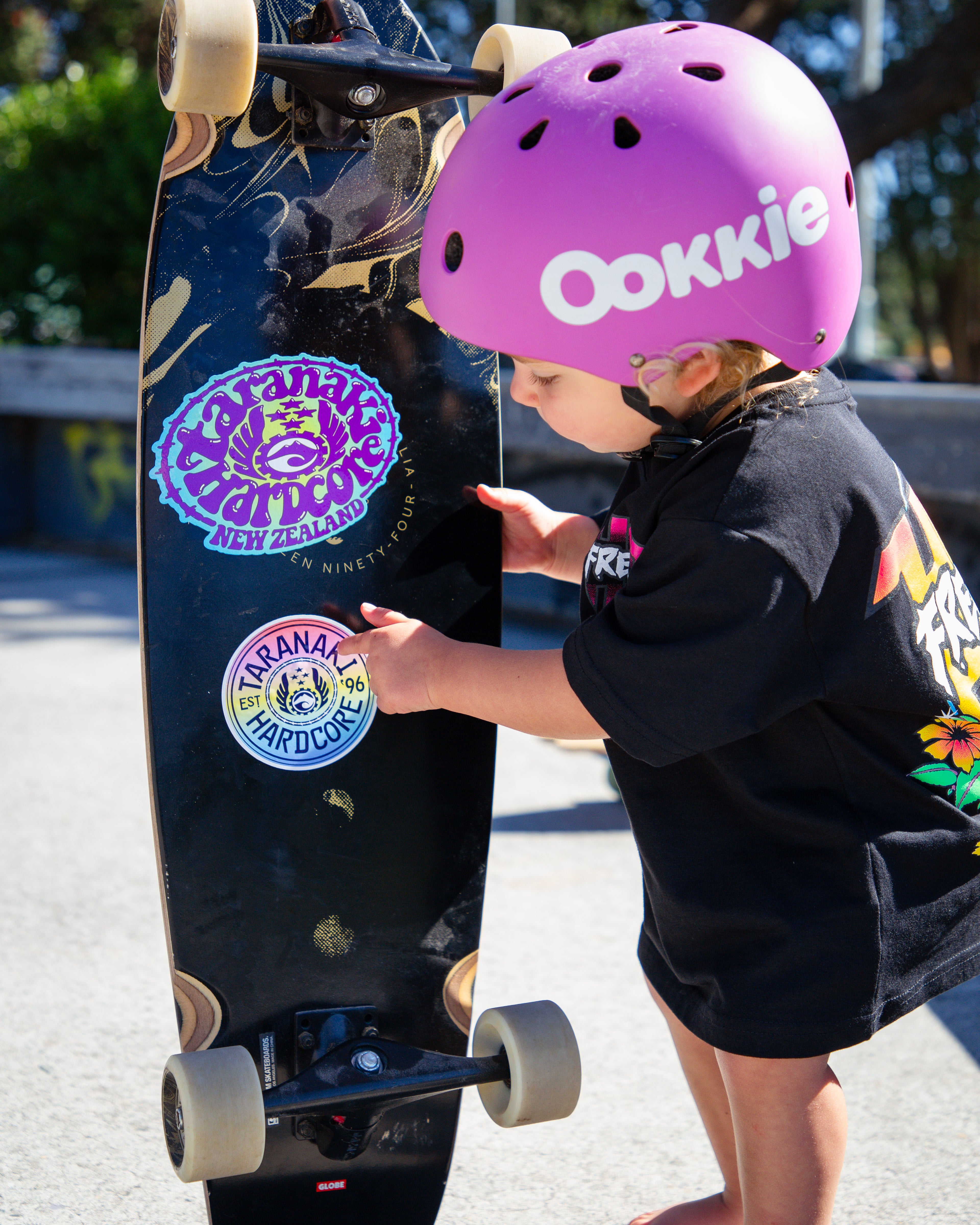 Circle Retro Sticker - Pastel