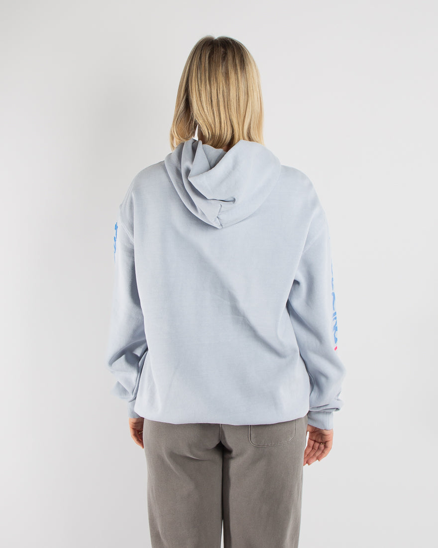 Freezing Hot 80s Hoodie - Light Blue