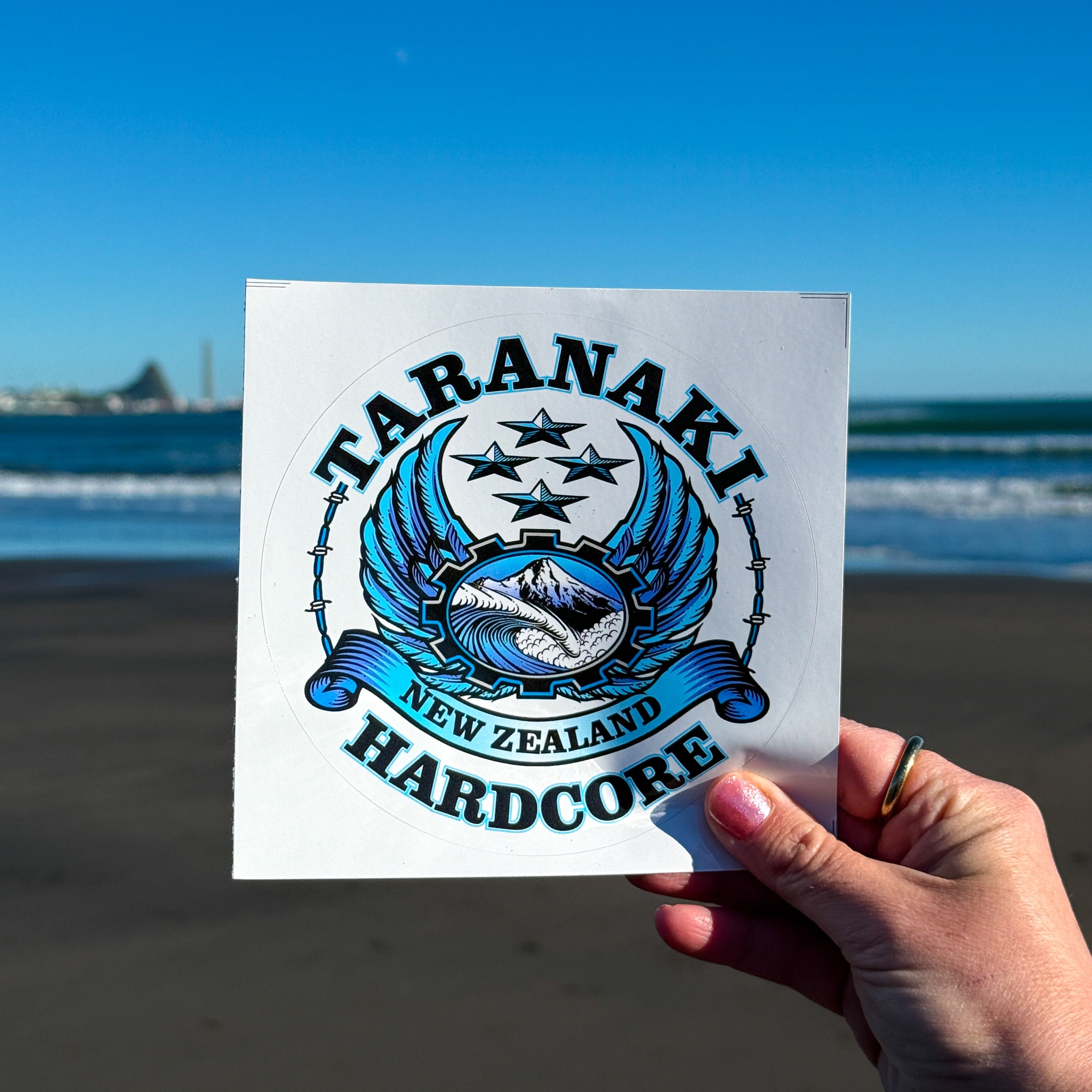 Sailor Print Sticker - Blue/Purple