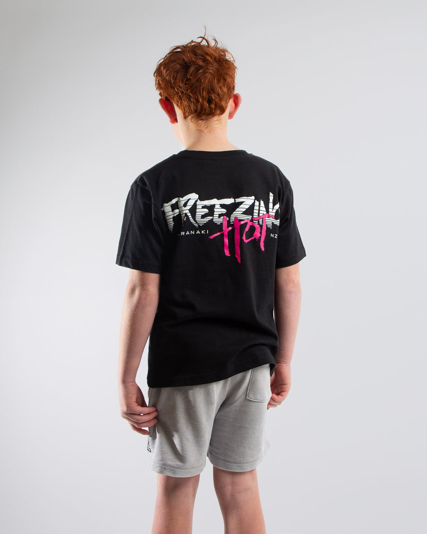 Kids Freezing Hot 80s T-Shirt - Black