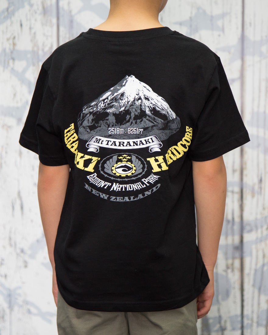 Kids Mountain T-Shirt - Black/Yellow