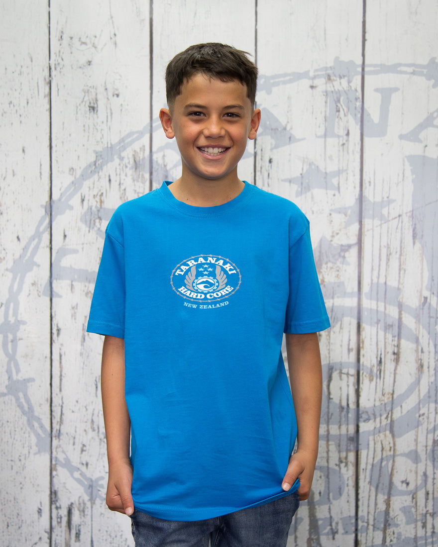 Kids Oval T-Shirt - Blue