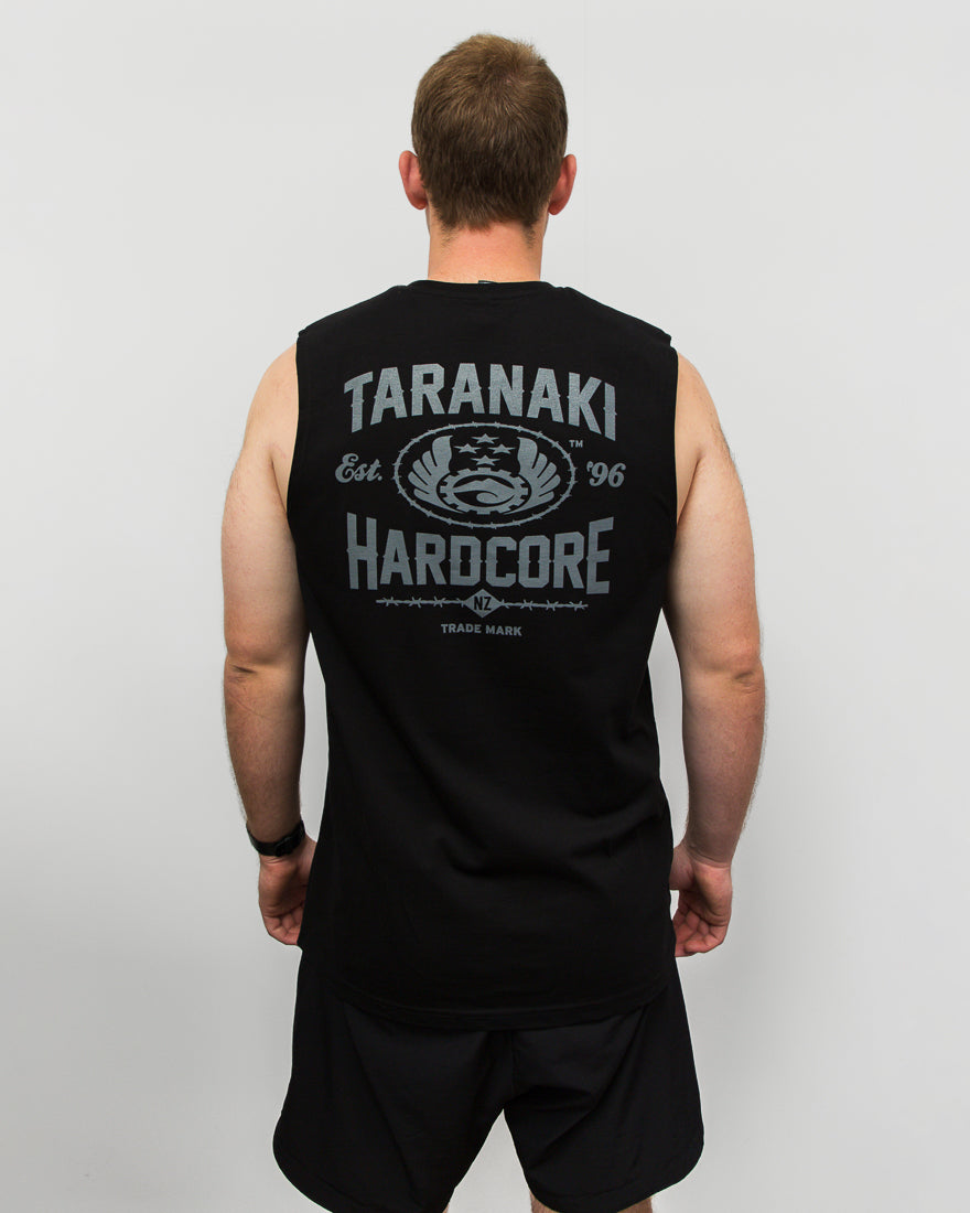 Mens Industrial Tank Singlet - Black