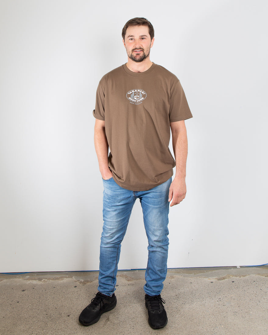 Mens Mountain T-Shirt - Brown