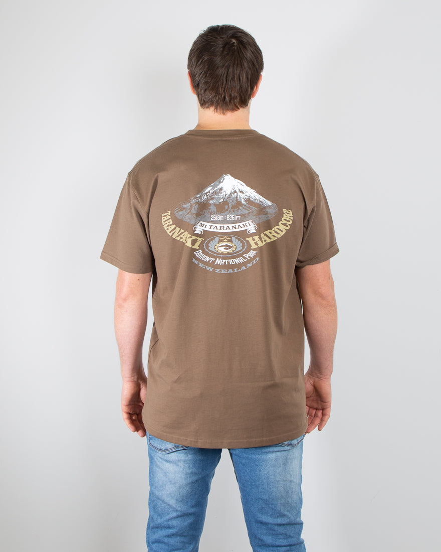 Mens Mountain T-Shirt - Brown