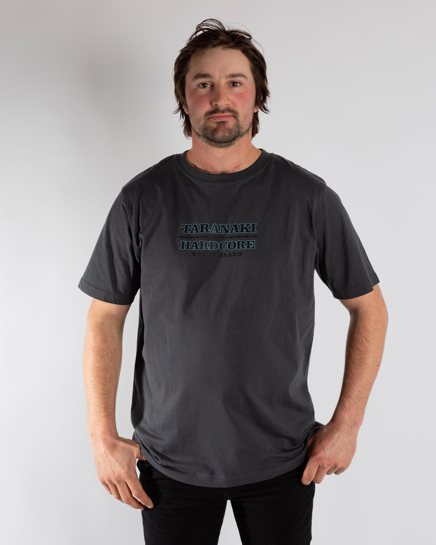 Mens Sailor Print T-Shirt - Charcoal