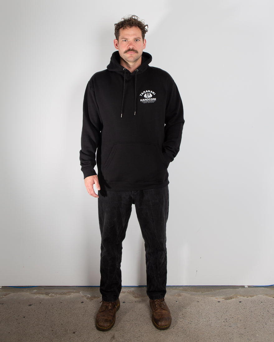 Mens Vintage Hoodie - Black