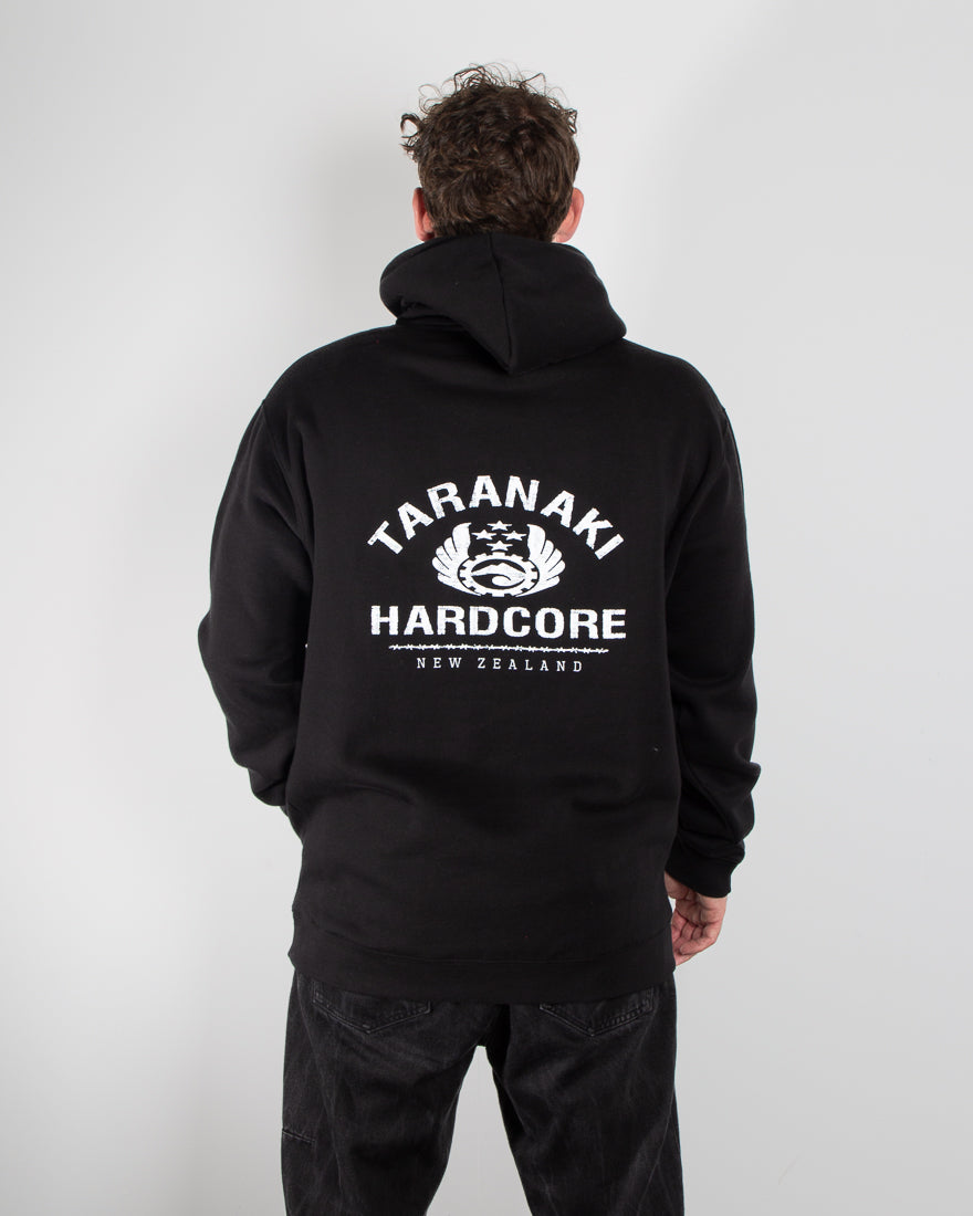 Mens Vintage Hoodie - Black