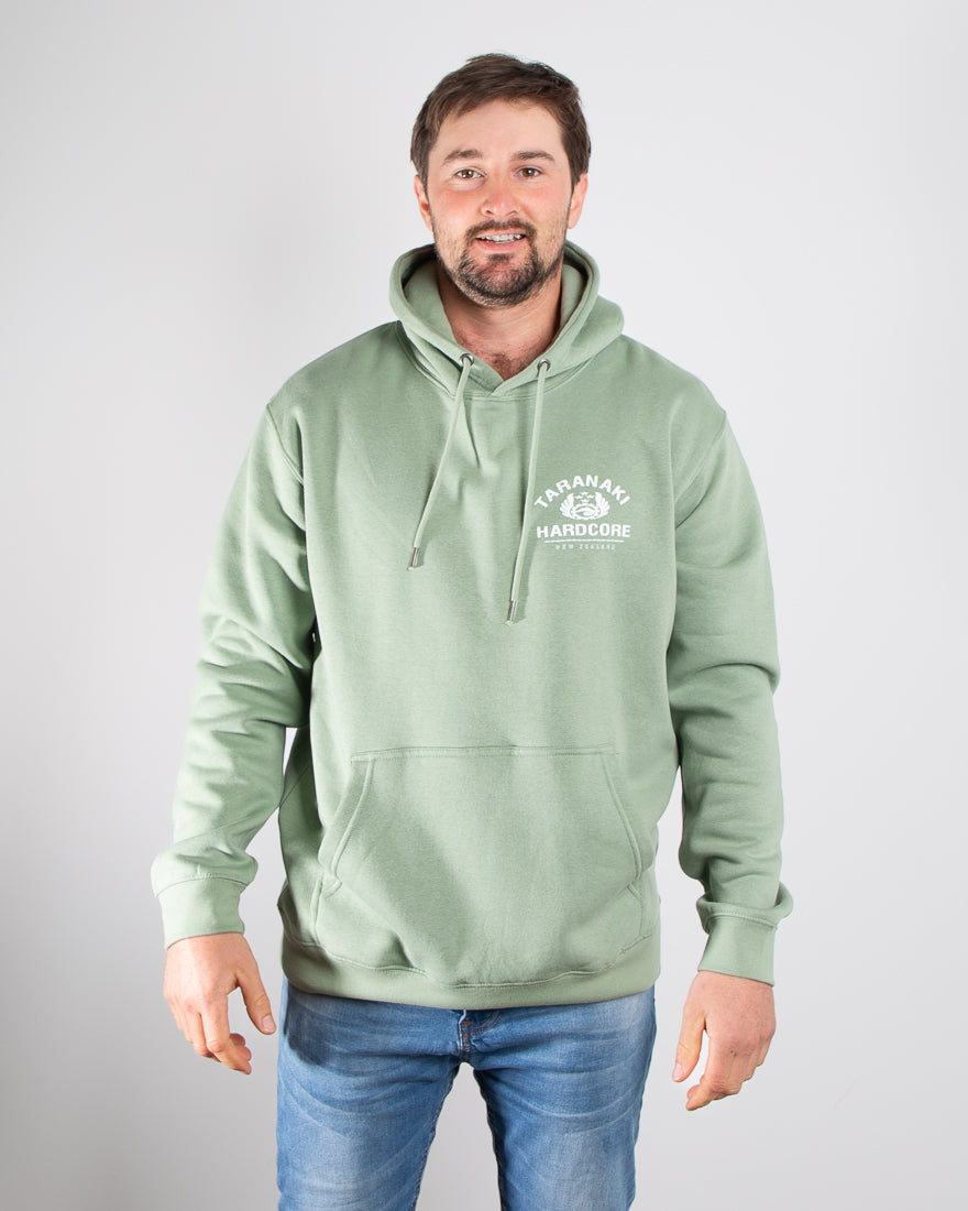 Mens Vintage Hoodie - Sage