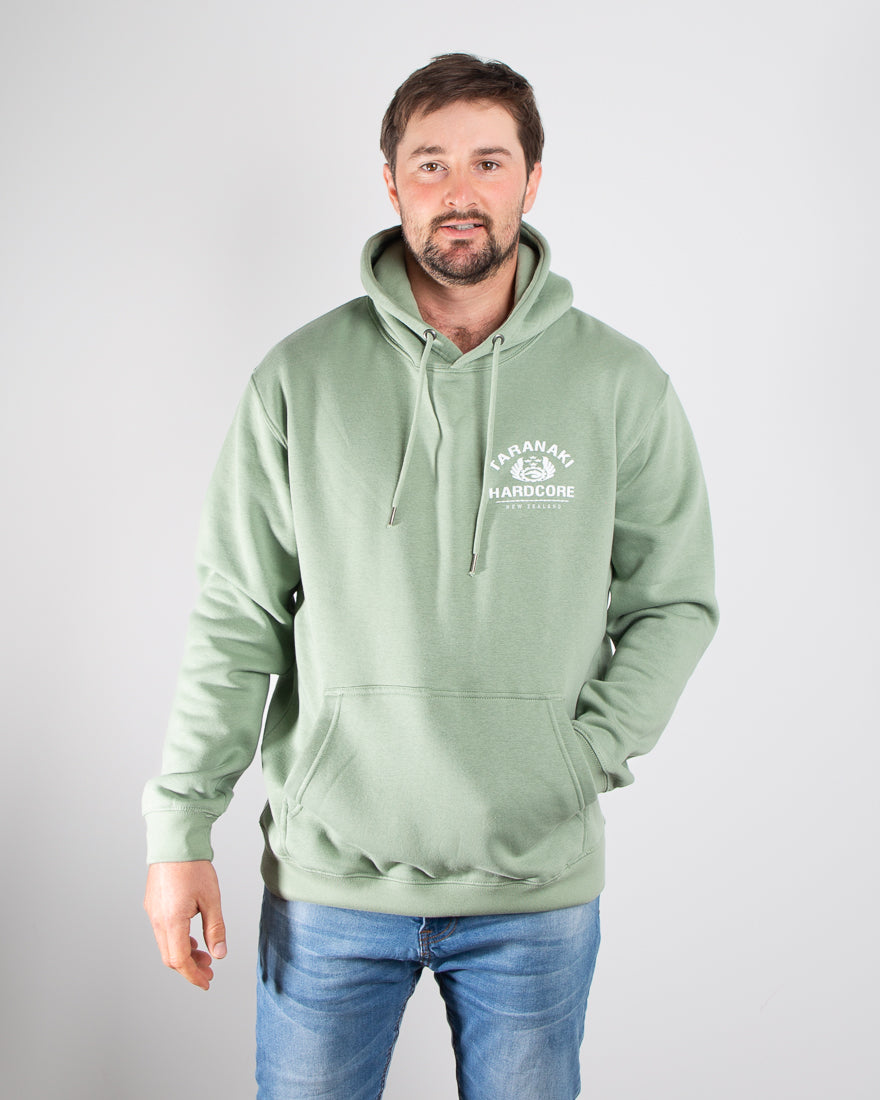 Mens Vintage Hoodie - Sage