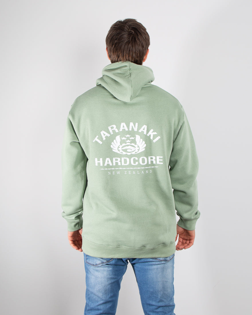 Mens Vintage Hoodie - Sage