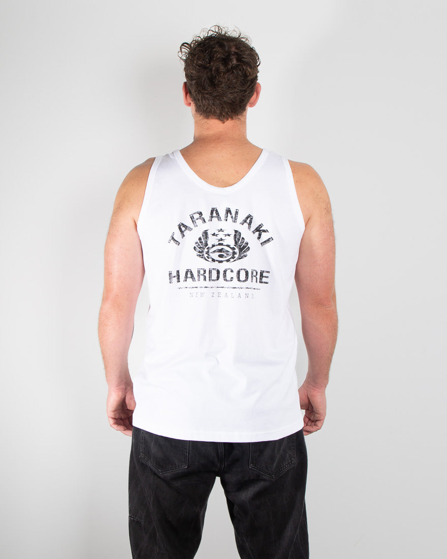 Mens Vintage Singlet - White