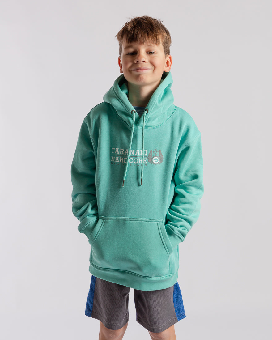 Kids Mountain to Sea Hoodie - Mint
