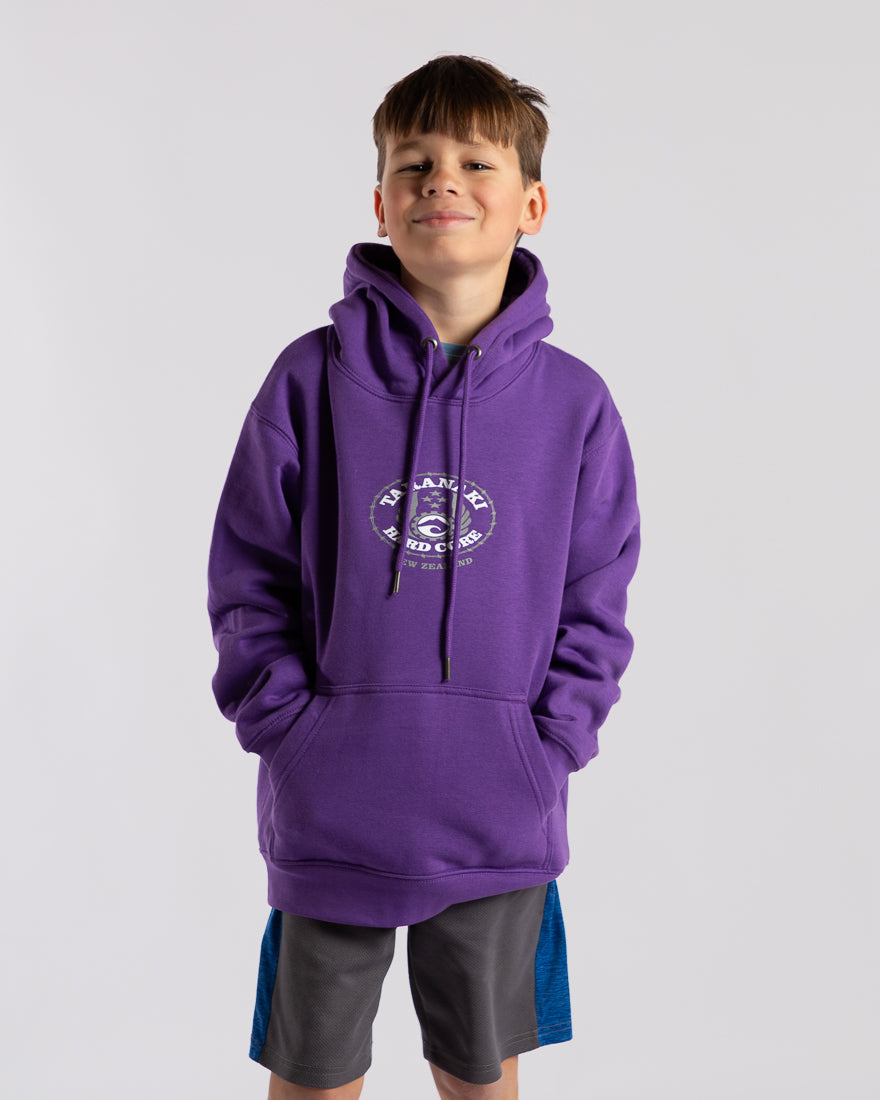 Kids Mountain Hoodie - Purple