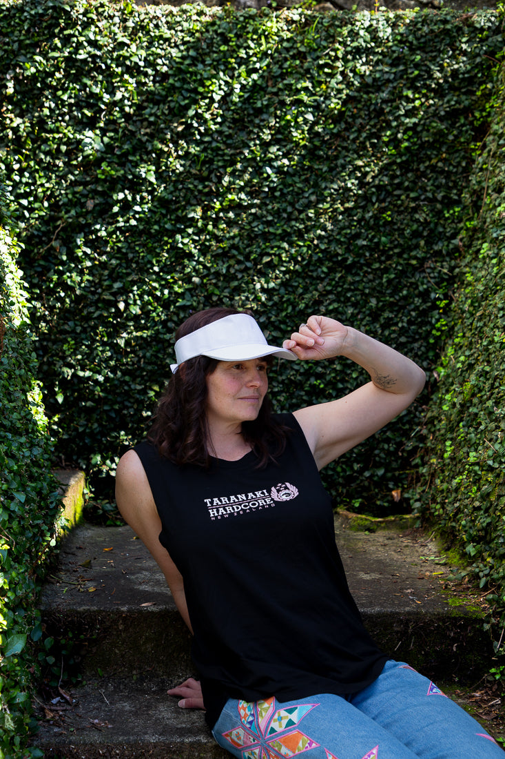 Womens Mountain To Sea Tank Singlet - Black