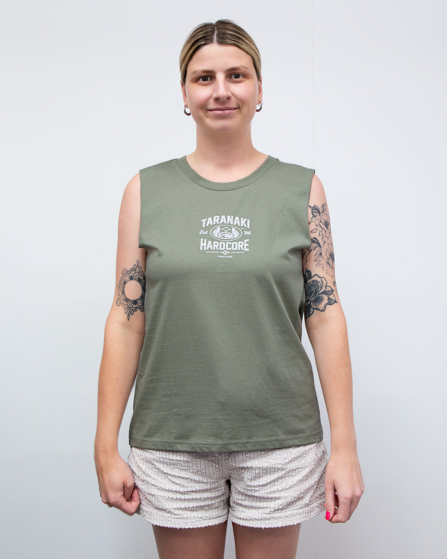 Womens Industrial Tank Singlet - Pistachio