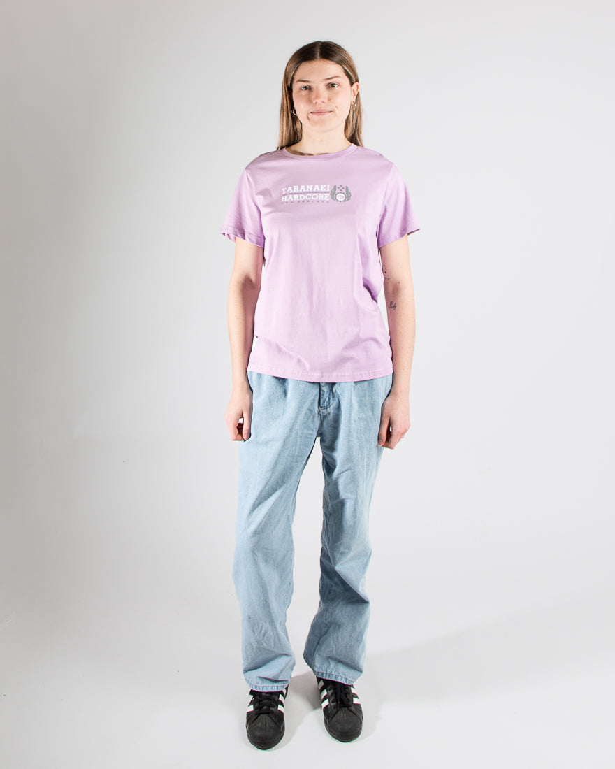 Womens Mountain To Sea T-Shirt - Lavender