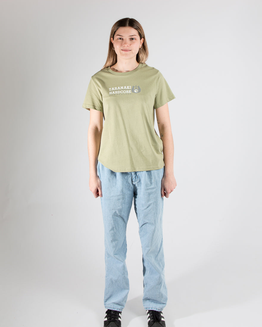 Womens Mountain To Sea T-Shirt - Pistachio