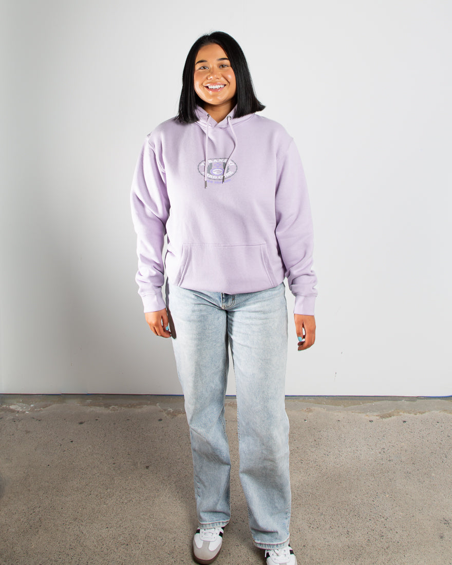 Womens Oval Hoodie - Lavender