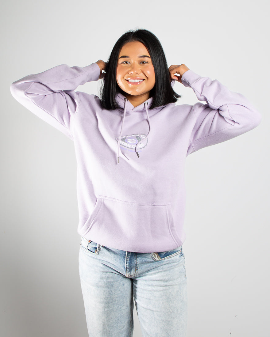 Womens Oval Hoodie - Lavender