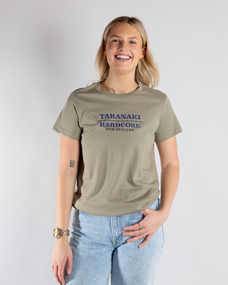 Womens Sailor Print T-Shirt - Green