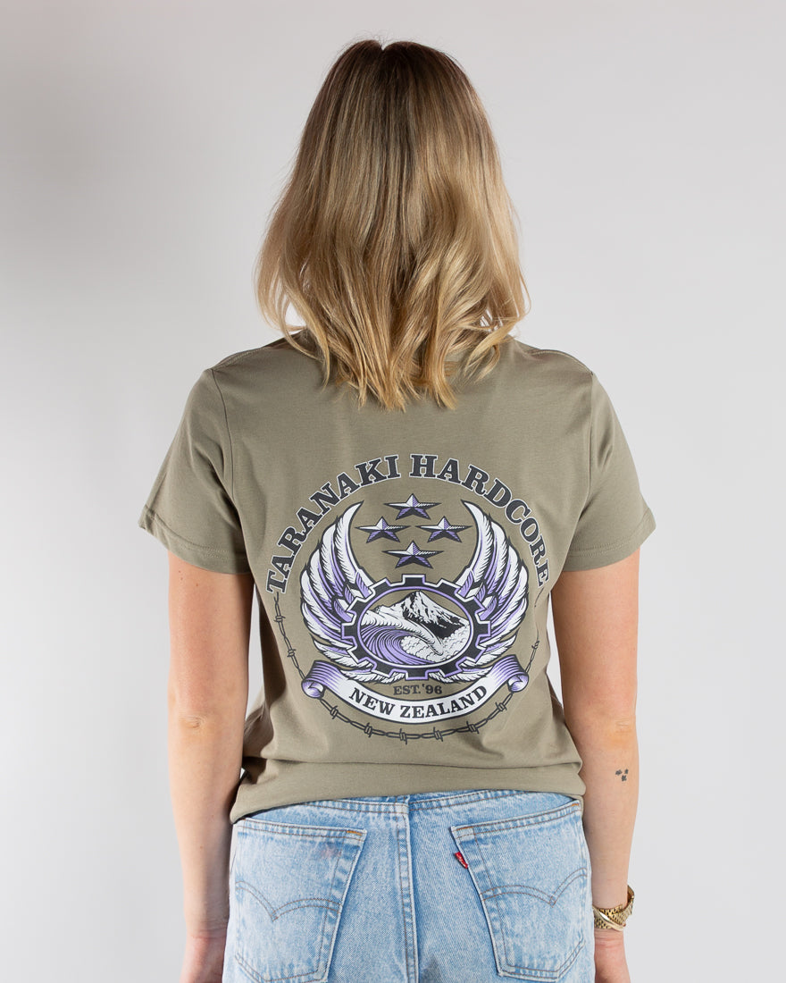Womens Sailor Print T-Shirt - Green