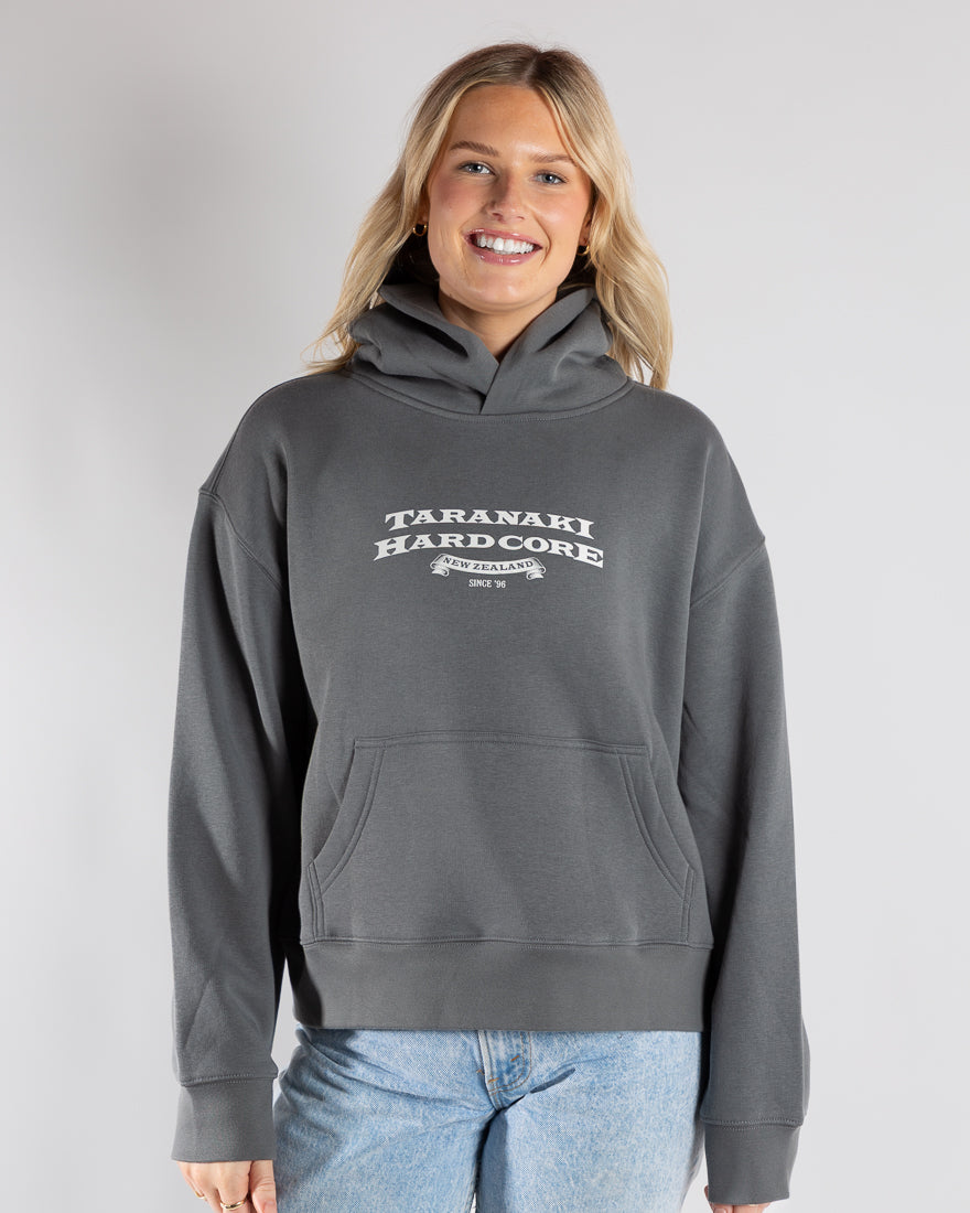 Womens Relaxed Sketch Hood - Grey