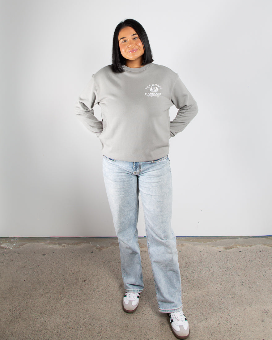 Womens Vintage Crew - Grey