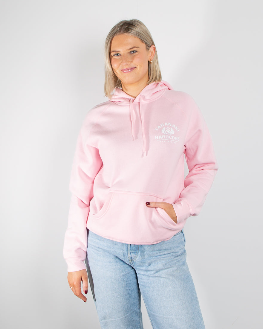 Womens Vintage Hoodie - Pink