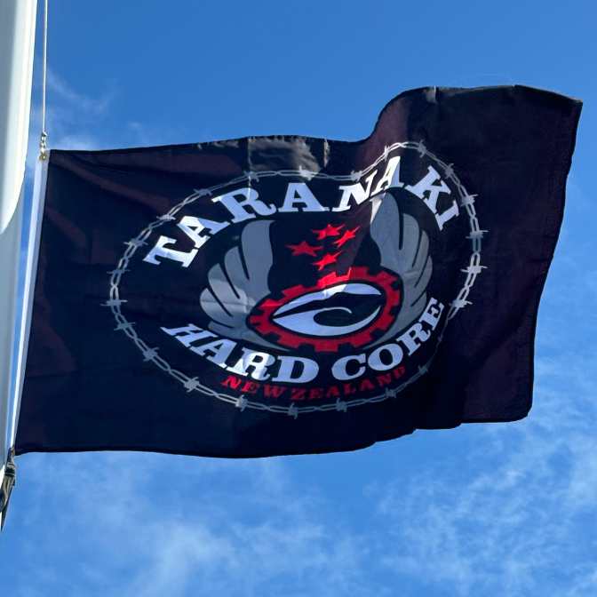 'Taranaki Hardcore' Flag