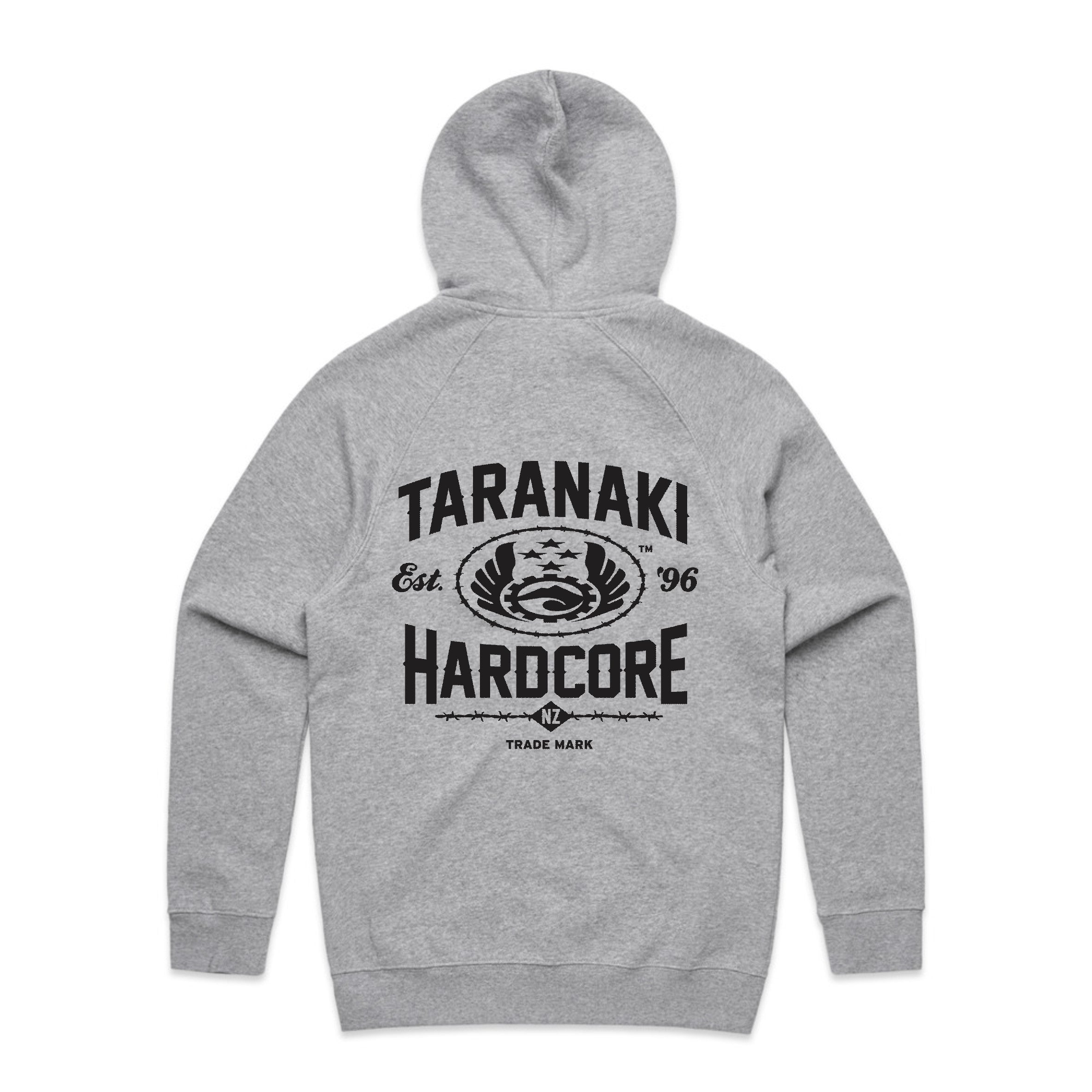 Mens Indusrtial Zip hoodie - Grey Marle
