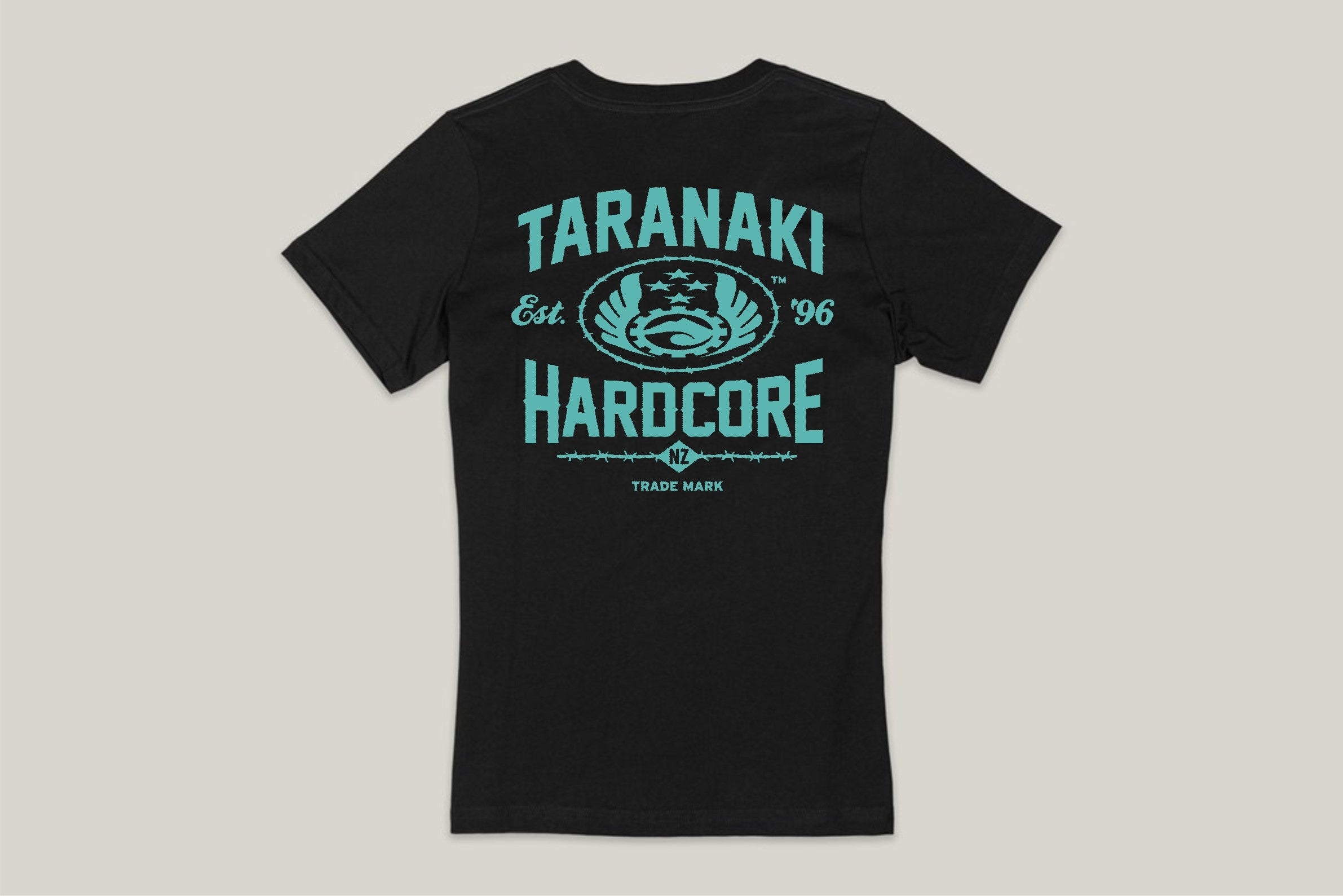 Womens Industrial V-Neck Tee - Black
