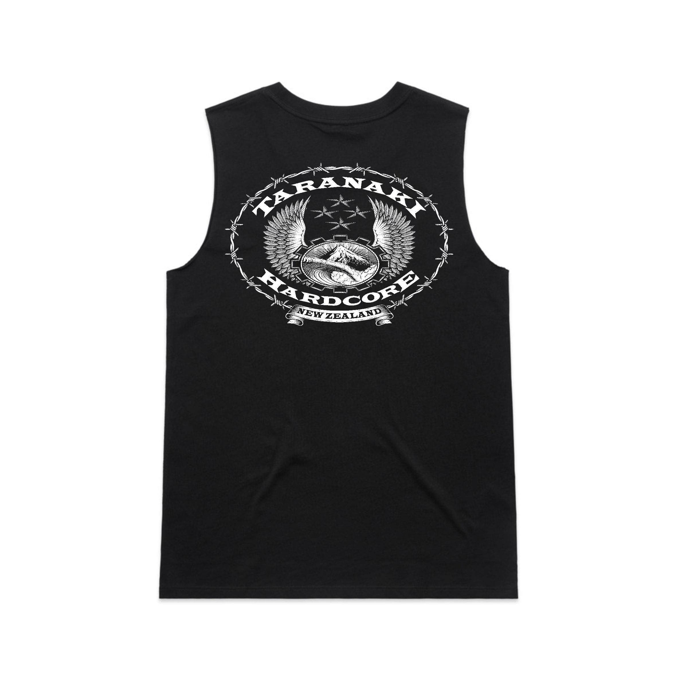 Womens Sketch Singlet - Black
