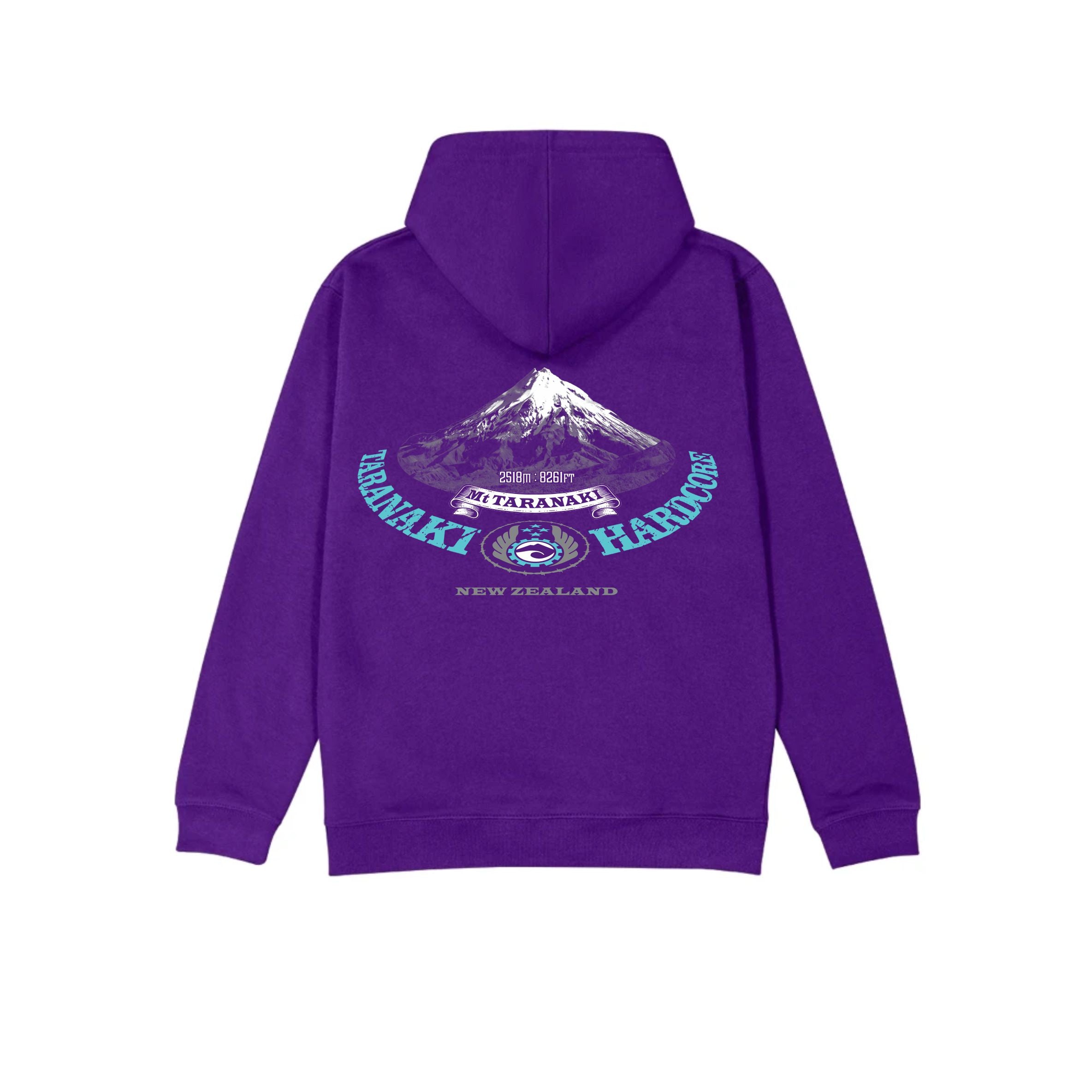 Kids Mountain Hoodie - Purple