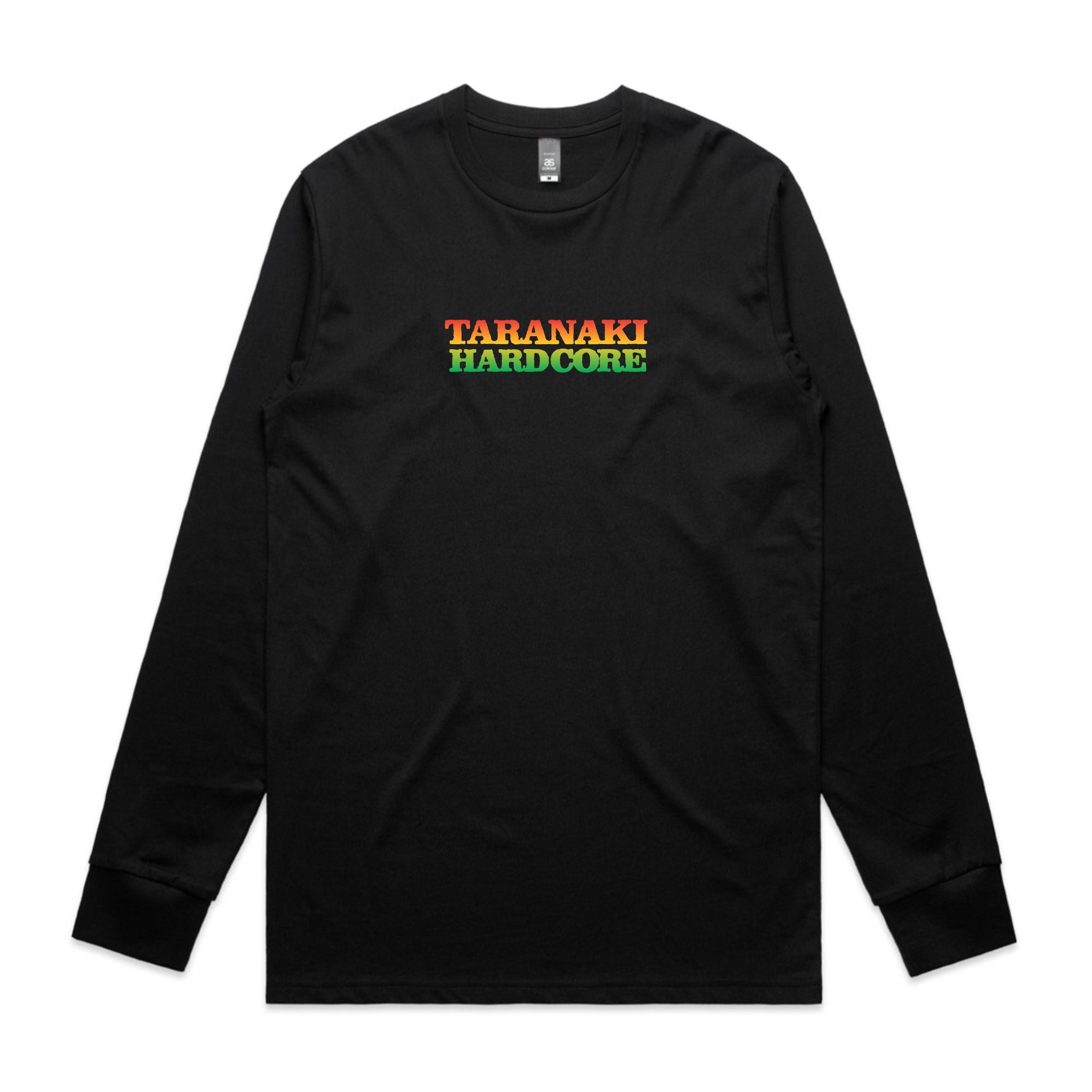 Mens Long Sleeve T-Shirt - Rasta Fade
